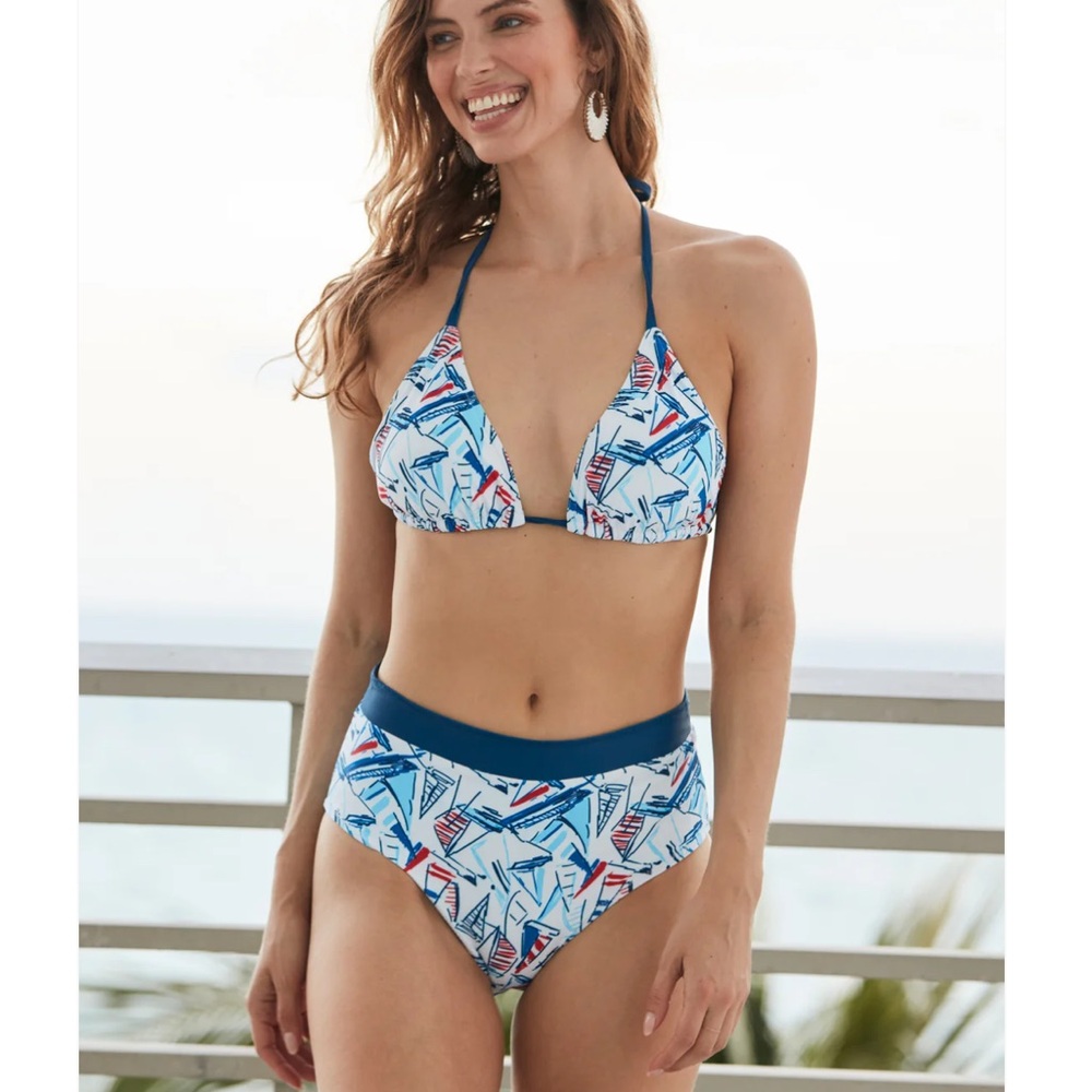 Cabana Life Sailboat Reversible Bikini